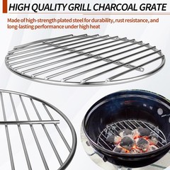10.5″ Charcoal Grate for Weber Charcoal Grills, Round Charcoal Grate for 14”…