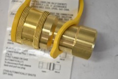 Zudksuy 1/2″ Gas Quick Connect Kit Disconnect w Male Insert Plug Solid Brass