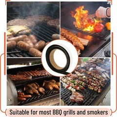Grill Gasket, 3/4″x 1/8″, 2 Pack, 5 ft, Smoker Gasket Sealer High Temp, Easy …