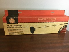 AC / DC Rotisserie THERMOS Universal Accessory Battery Or Electric Current NOS