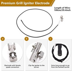 Grill Parts for Charbroil Performance 4 5 Burner Heat Plates Burners Ignitors