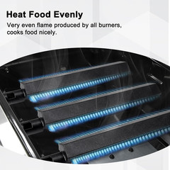 Grill Parts for Jenn-Air 720-0061-LP 720-0099-NG 720-0100-NG 720-0171, 3 Pack He