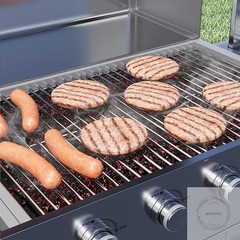 17.5 Inch Grill Grates for Weber Spirit 300 Series, Genesis Silver/Gold/Platinum