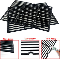 Parts DC116 18 1/4 Inch Grid Grate Replacement for Charbroil, Coleman, Kenmore,