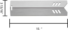 15 Inch Stainless Steel Grill Heat Shield 5 Pack For Dyna Glo And More
