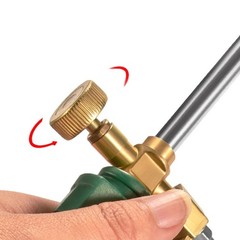 Flamethrower Handle Kit with Rubber Tube for High Temperature Cooking and Tasks