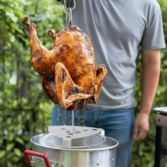 Deluxe Stainless Steel Turkey Fryer Accessories Kit – Turkey Deep Fryer Stand…