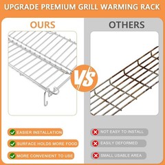 66044 Grill Warming Rack for Weber GS4 Genesis II 300 Series, Genesis II E310 E3
