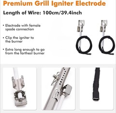 Grill Replacement Parts for Charbroil Performance 2 burner 463625217 463625219