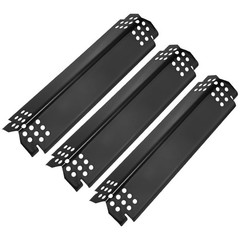3-Pack Grill Heat Plates Parts for Nexgrill, 14.6″ Porcelain Steel Heat Tents…