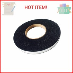 Fireblack® Hi Temp BBQ Smoker Gasket Self Stick 15 ft High Heat 1/2 x 1/8 Black