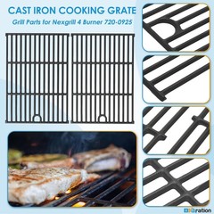 Grill Parts for Nexgrill 4 Burner 720-0925 720-0925P 720-0925PG,Grill Grate f…