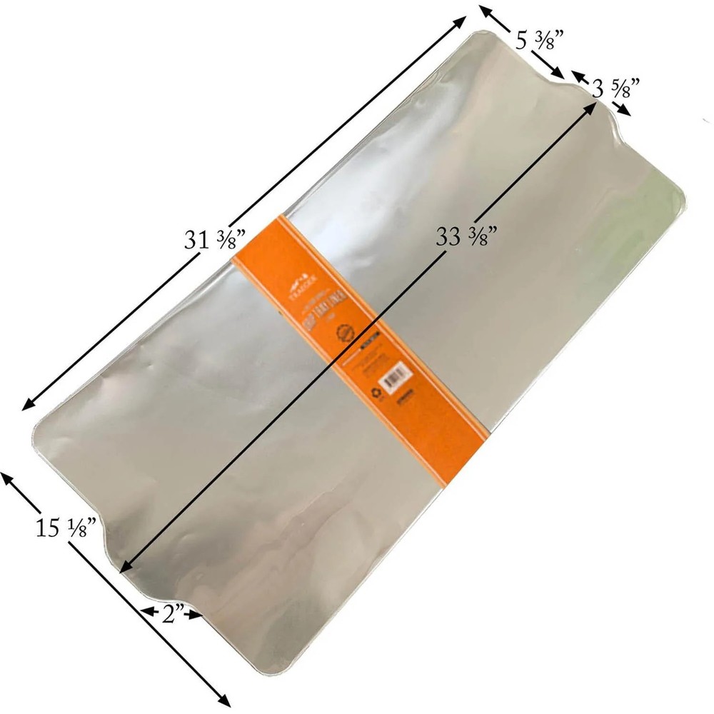 Green Mountain Drip Tray Liner 5 Pack for Jim Bowie & Peak Series Pellet Grills: