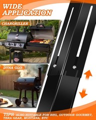13.5-25 Inch Universal Adjustable Grill Heat Shields, Heat Plates Tents, Burn…