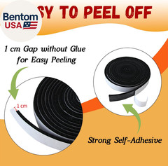 Smoker Gasket, 2 Pack X 15 Ft, 1/2″ X 1/8″, Smoker Gasket Seal High Temp, BBQ Gr