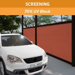 70% UV Block Prvacy & Screening Fabric – Breathable Fence Cover for Patio, Ba…