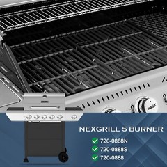 17 Inch BBQ Grill Grates for Nexgrill 720-0888,720-0830H, 720-0783E, 720-0830X