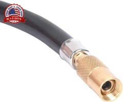 GasSaf 6 FT Propane Regulator Hose, Propane Adapter Hose with Regulator for Blac