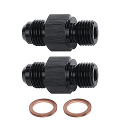 -6 AN Male Flare to 1/4″ NPSM Transmission Cooler Adapter Fitting Aluminum