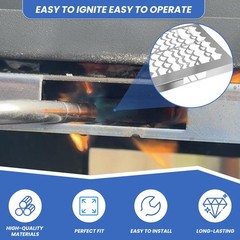 Charcoal Grate Replacement for Masterbuilt Gravity Series 560/800/1050 Silver