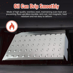 Drip Tray Heat Baffle Replacement for Camp Chef 24 Series Pellet Grills, STX 24,