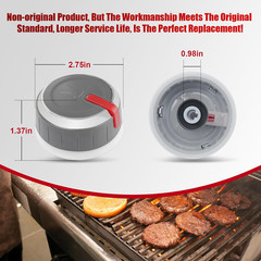 Gas Grill Control Knob Replacement for Weber 66753 Genesis II LX 240 340 640 BBQ