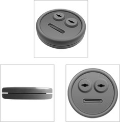 Grill Thermometer Probe Grommet Replacement for Weber Smokey Mountain Cookers