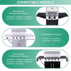 17 Inch Cast Iron Grill Grates For Charbroil 5 Burner 463448021 G4260004W1