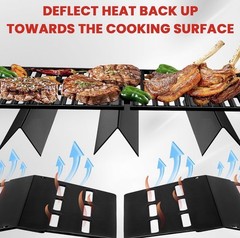 7pc Flavorizer Bars Heat Deflectors for Weber Genesis 300 E310 E320 E330
