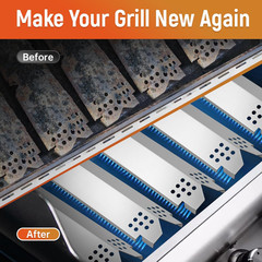 Grill Heat Plate Replacement for Nexgrill 5 Burner Covers Members Mark BBQ Pro