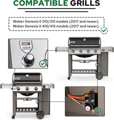 Universal Igniter Kit for Weber Genesis II GS4 Grills 310 315 410 415