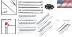 High-Quality Stainless Steel Burner & Heat Plate Set for Gas Grills – 5 Pack