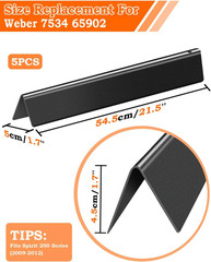 21.5″ Flavorizer Bars for Weber Spirit 200 220 500 & Genesis Silver A Grill 5-pk