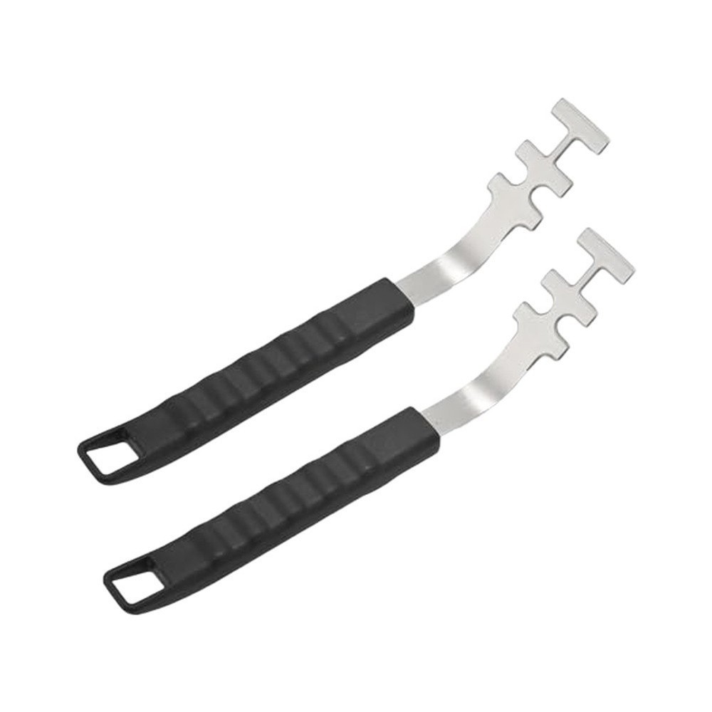 Grill Grate Lifter Tool 26 cm Stainless Steel Non Slip Handle for BBQ Use