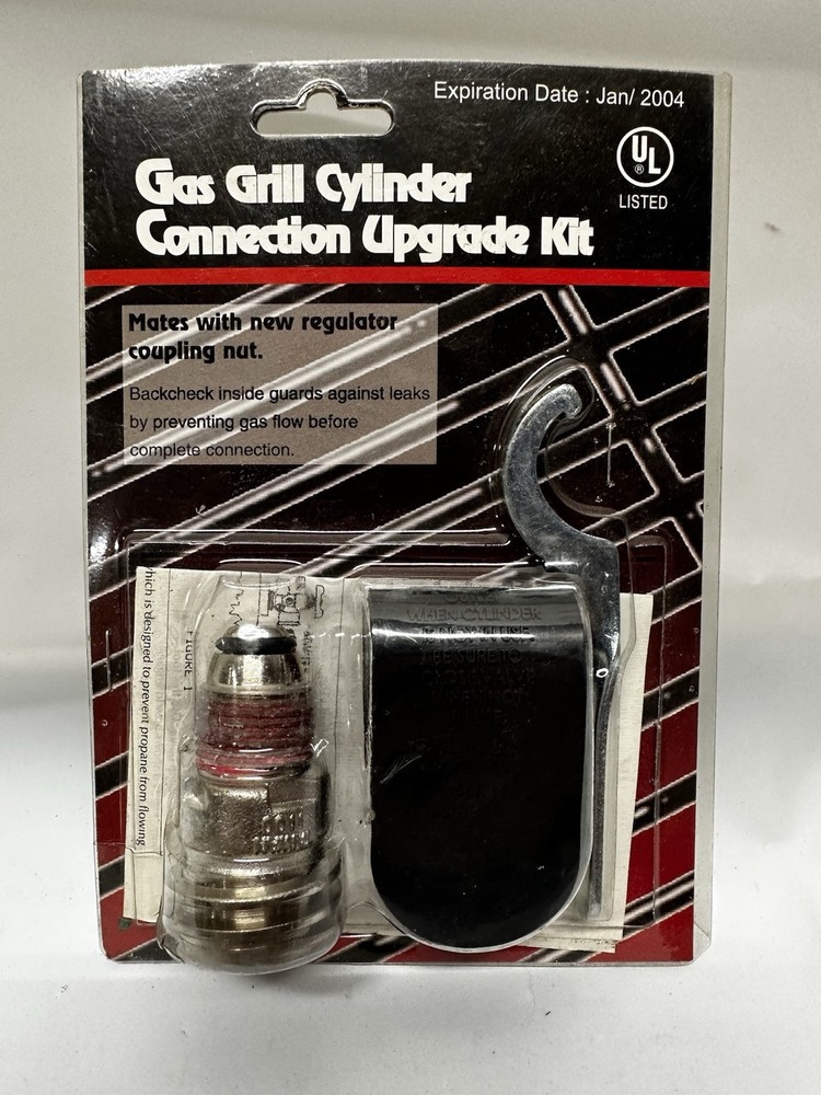 LP Propane Gas Grill Cylinder Connection Upgrade Kit