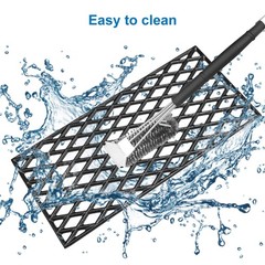 3pcs Cast Iron Grill Grates Replacement for Dyna Glo 4 Burner BBQ Grills