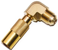 Propane Elbow Adapter 3/8″ Male Flare Connector for Camping Grill Extension Hose
