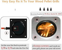 1-Pack Hot Rod Igniter Kit Replacement for Traeger, Pit Boss, Camp Chef Wood …