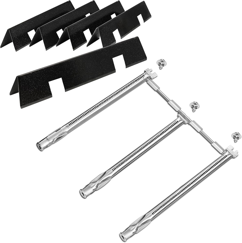 7636 Flavorizer Bars & 69787 Burner Tube Kit for Weber Spirit 2 & I 300 Series