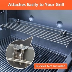 Stainless Steel Grill Warming Rack for Weber Genesis II 300 Series Gas Grills