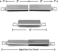 Grill Replacement Parts for Charbroil Performance 2 Burner Tubes & Heat Plates