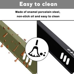 15 Inch Grill Heat Plate Shield Burner Cover Flame Tamer For Dynaglo Dgf510ssp D