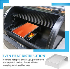 Stainless Steel Grill Heat Baffle Diffuser Replacement for Pit Boss 700 820 850