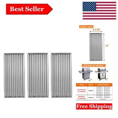 17″ Stainless Steel Grill Emitters for Charbroil Tru Infrared 3-Burner & Sign…
