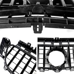 Black Front Grille for Mercedes-Benz E-Class W213 2017-2020