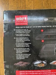 Weber Crafted Frame Kit 7677 Genesis 2016+ Outdoor Kitchen Grill Accessory NIB