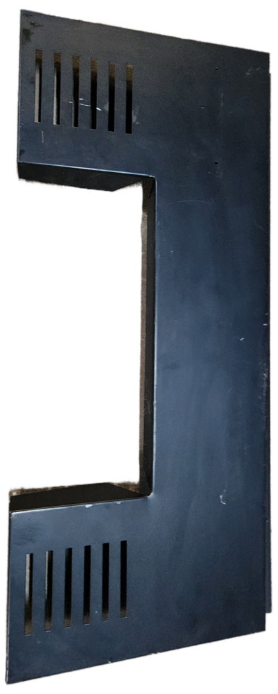 New Ducane model 4000 / 6000 series gas grill black front panel # FP004005