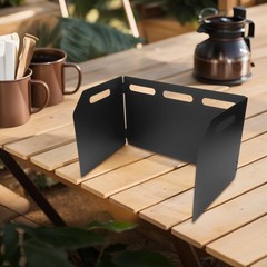 Windproof Plate for Camping Stoves Energy Efficient Design for Outdoor Cooking