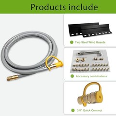 5249 5395 Natural Gas Conversion Kit for Blackstone Grill 28″ 30″ 36″ Griddle,