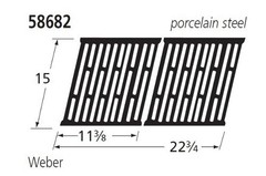 Music City Metals Grill Part # 58682 – Grid, Porc, Stl, 15 X 22.75